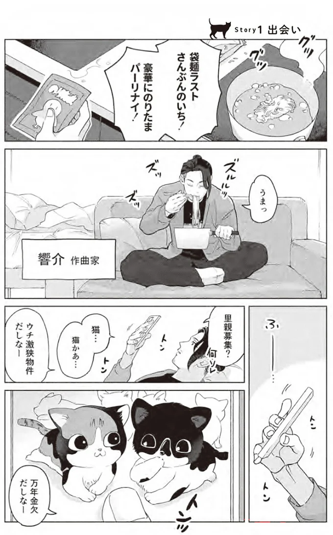 『借金1000万作曲家の人生を変えてくれた猫の話』より
