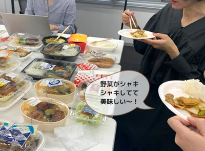 野菜がシャキシャキしてて美味しい～