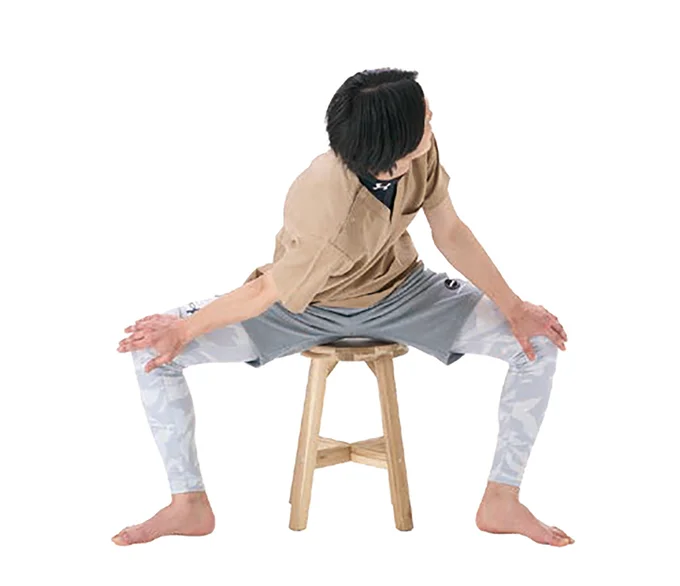 4. 反対側も同様に行う。