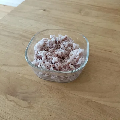 200gのご飯を入れたところ