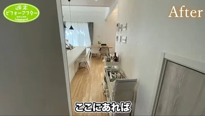 作業中の視界から外れる位置がポイント