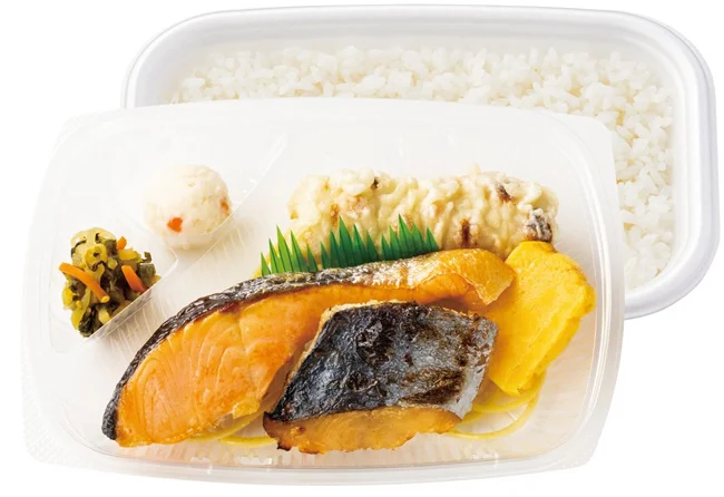 「さわら西京焼き＆しゃけ弁当」880円