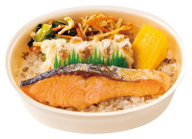 「もちミニ しゃけ弁当」580円