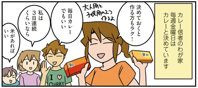 カレー信者のわが家