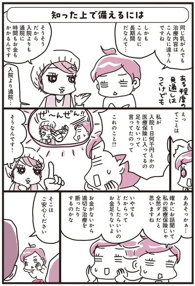 『乳がんにまつわるお金の話』より