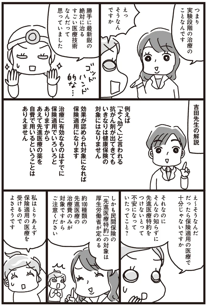 実験段階の治療のことなんです