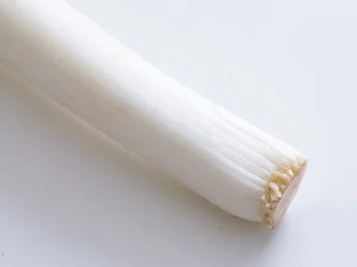 1　長ねぎは根が生えているものを選んで準備。