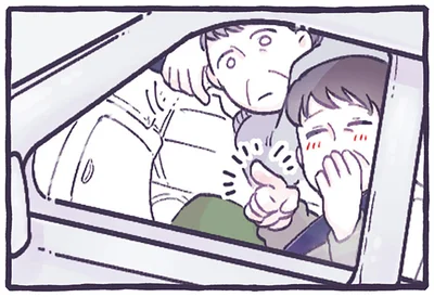 隣の車から