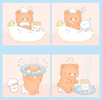 『こぐまくんとハムさん』より