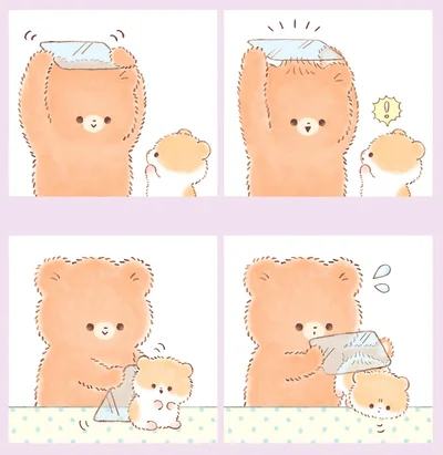 『こぐまくんとハムさん』より