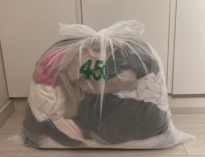 ごみ袋1つ分の洋服を減らせました！