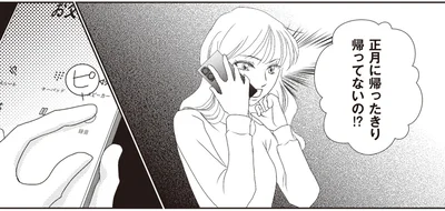 正月に帰ったきり帰ってないの！？