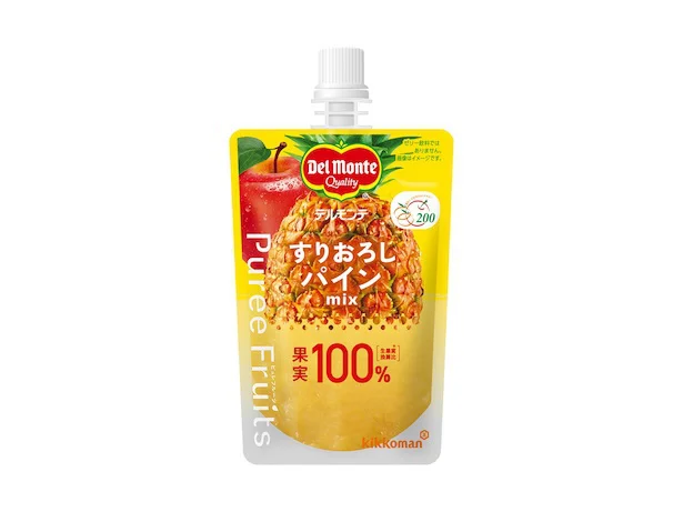 デルモンテ ピュレフルーツ すりおろしパインミックス