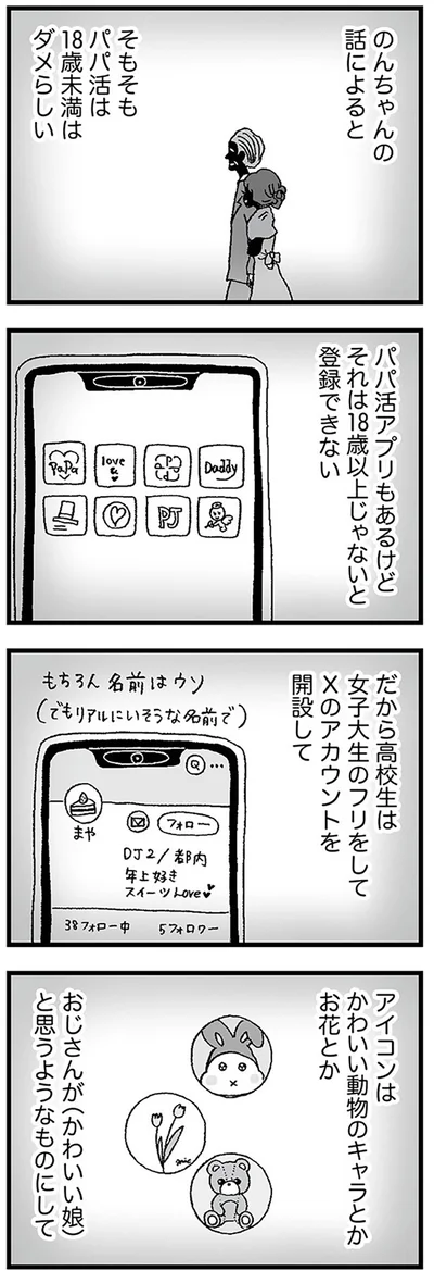 『娘がパパ活をしていました』より