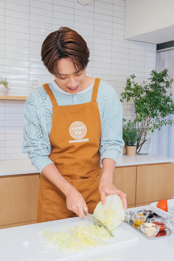 小山さん、千切りをバッチリ習得!