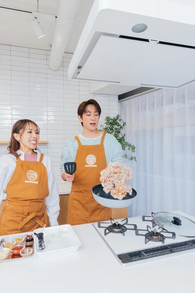 小山さんの見事なフライパン使い！姉みきママもビックリ！