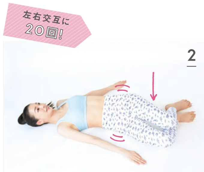 左右にゆらゆらと振っていきます