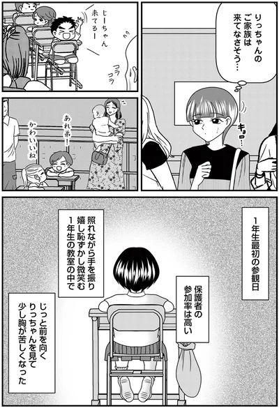1年生最初の参観日
