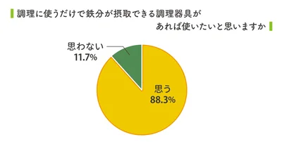 調理に使うだけで鉄分が摂れるグッズが気になる！