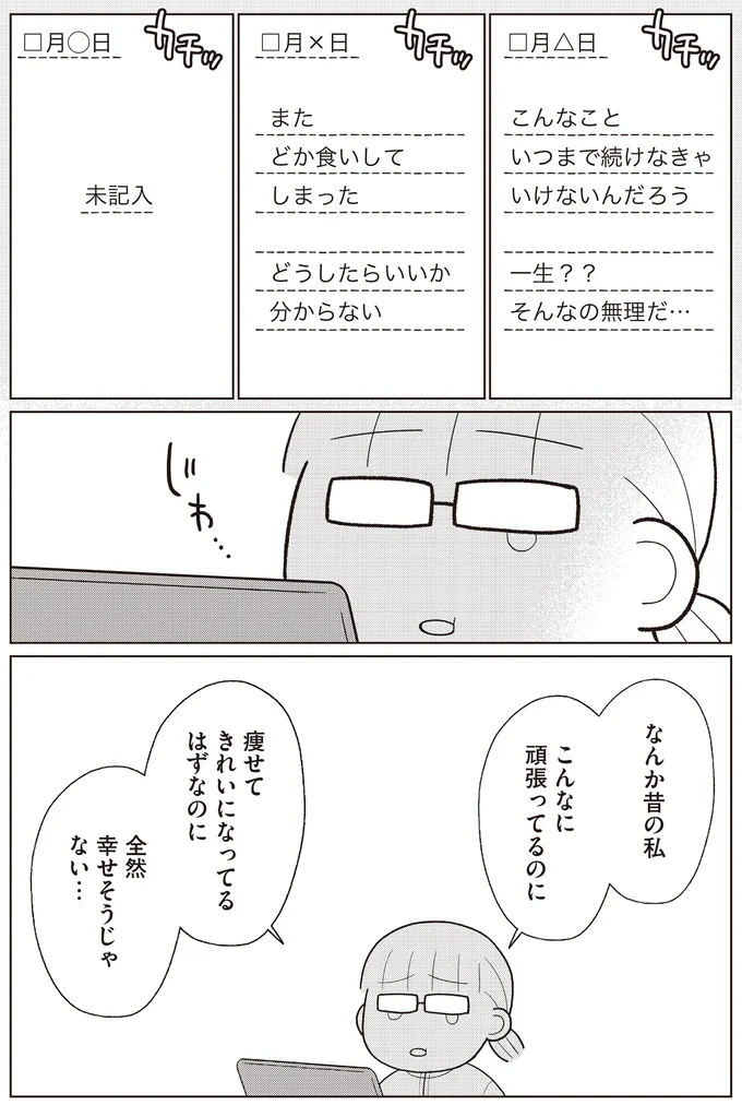 『痩せるより大切なことに気づいたら、人生で一番楽に17kgのダイエットに成功しました』より