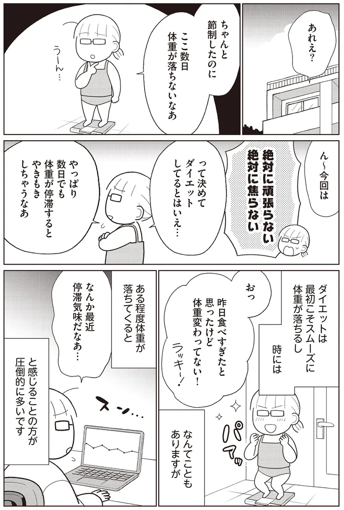 『痩せるより大切なことに気づいたら、人生で一番楽に17kgのダイエットに成功しました』より