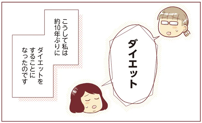 約10年ぶりにダイエットをすることに