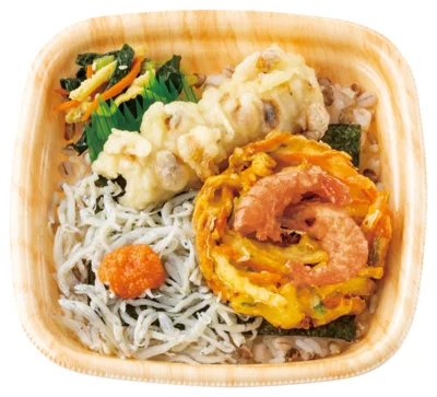 「もちミニ 釜揚げしらす弁当」590円