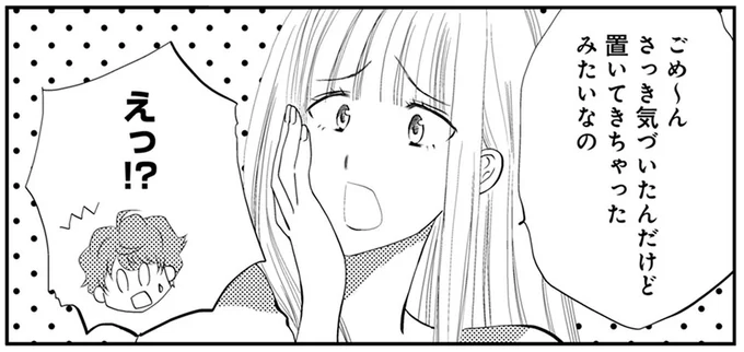 置いてきちゃったみたいなの