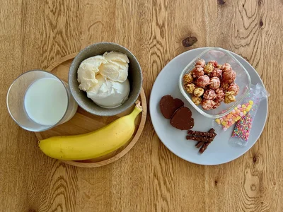 バナナシェイクの材料はコチラ