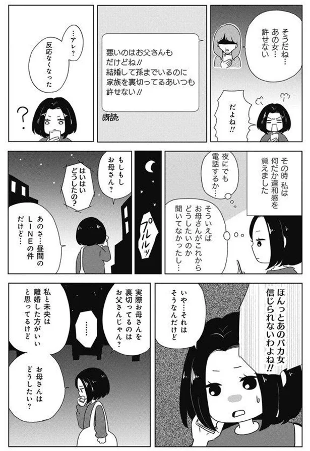 『熟年不倫サレ母は今日も離婚に踏み切れない』より