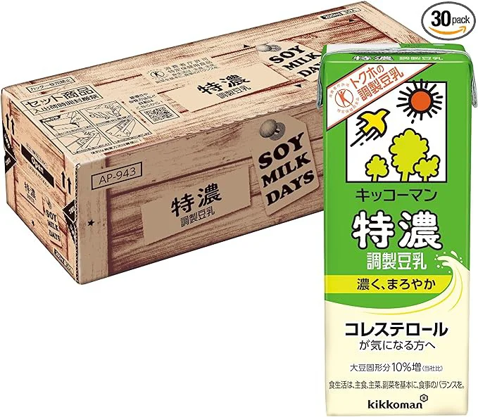 キッコーマン 特濃調製豆乳 200ml 30本
