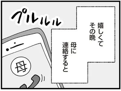 母に連絡すると