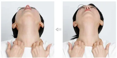舌出しロングネックストレッチ