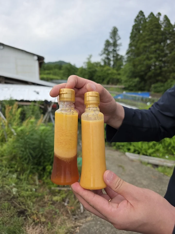 素材の配合率がよくわかる