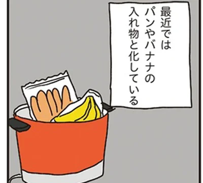 パンやバナナの入れ物と化している