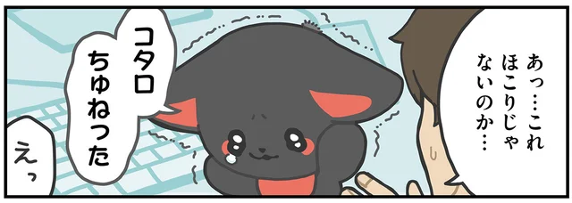 ホコリじゃなかった!? かみさまキツネの後頭部にあるふわふわの正体