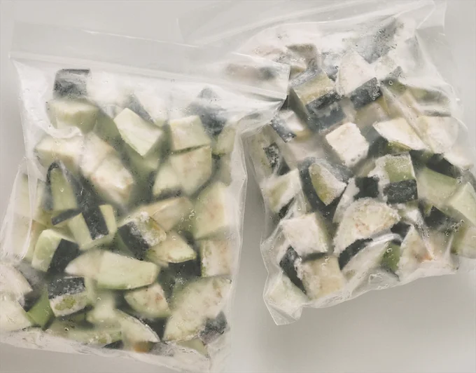 なすは冷凍保存ができる