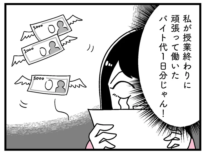 バイト代1日分の食事