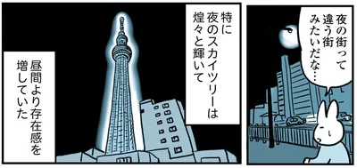 夜の街って違う街みたいだな…