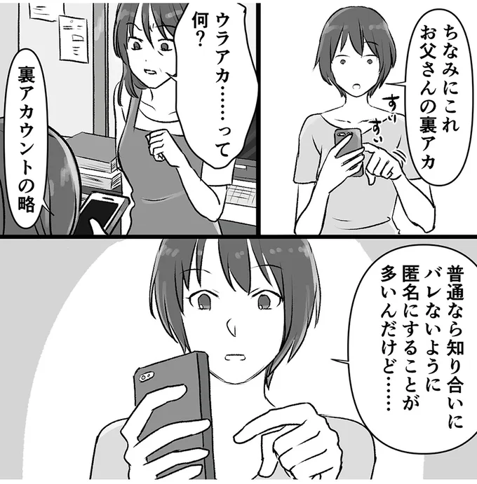 『このエロ裏アカ、パパだよ　娘はすべて知っていた』より