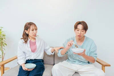 なぜか小山さんがナスも苦手だと思っているみきさん