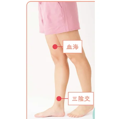 三陰交（さんいんこう）と血海（けっかい）