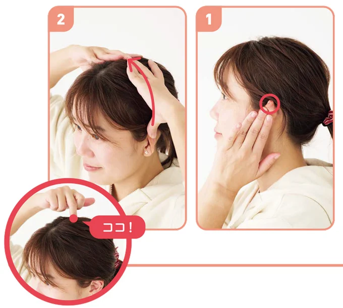 百会（ひゃくえ）の見つけ方