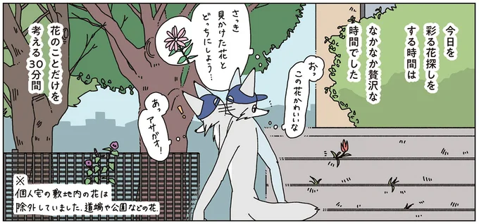 花のことだけを考える30分間