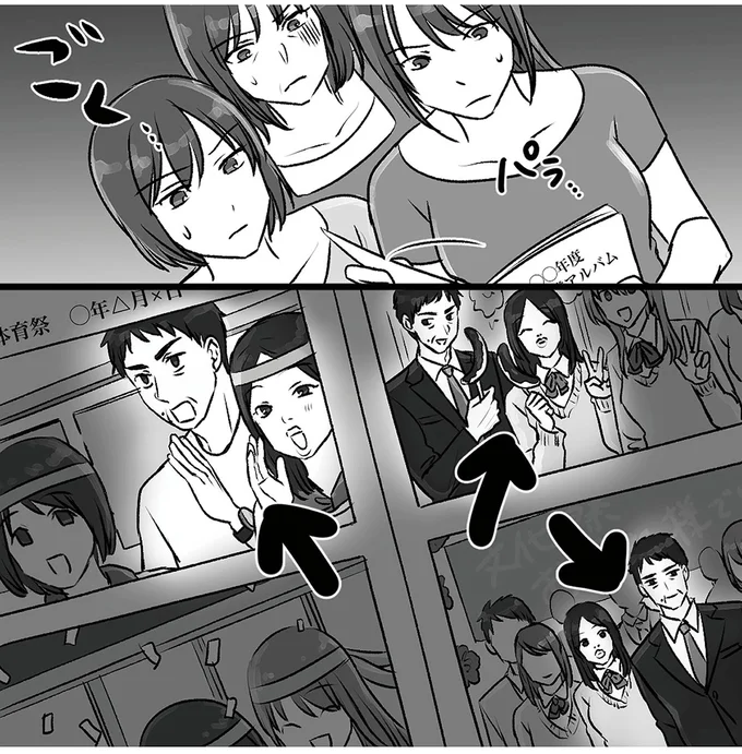 卒業アルバムを開くと…