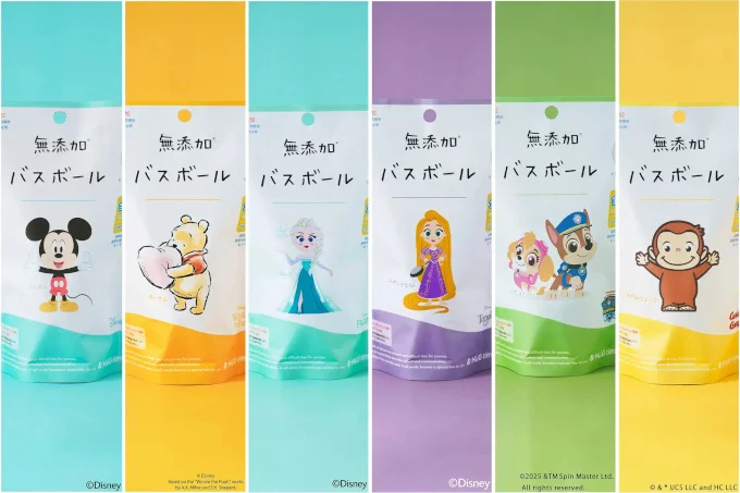 子どもたちに人気のキャラクターがラインナップ