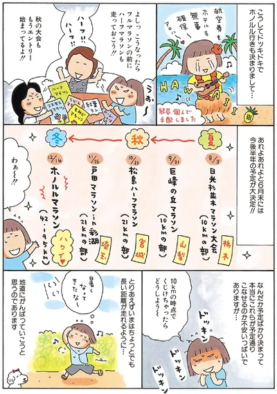 『新装版たかぎなおこライブラリー マラソン1年生』より