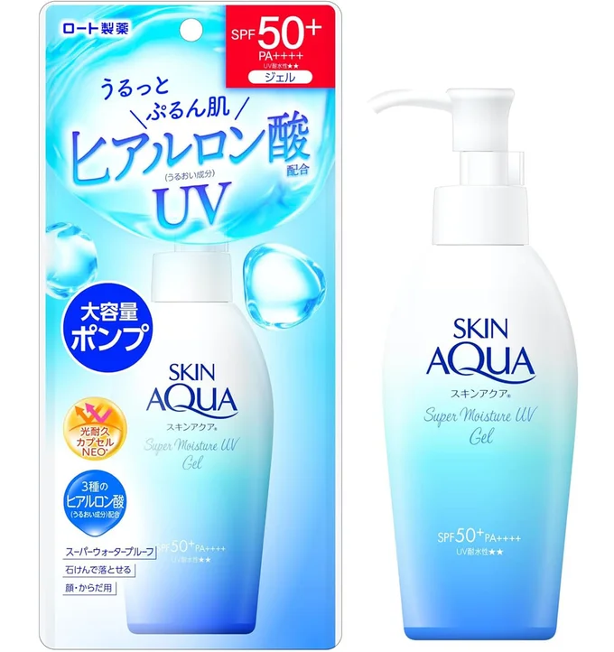 スキンアクア(SKIN AQUA) 50+ スーパーモイスチャージェル ポンプ 140g