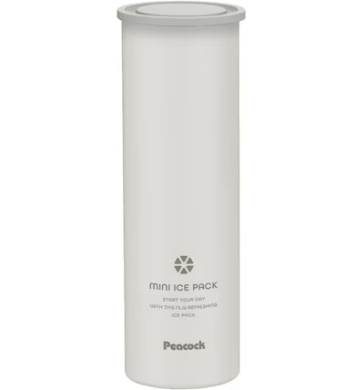 ピーコック魔法瓶工業(The-peacock) ピーコック 氷のう 保冷 0.15L スリム コンパクト 魔法瓶構造 冷たさキープホルダー付き 真空断熱 ミニアイスパック ホワイト ABB-16 W