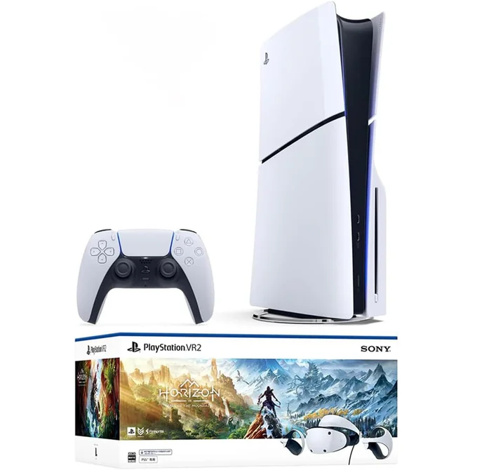 PlayStation 5(CFI-2000A01) + PlayStation VR2 %22Horizon Call of the Mountain%22 同梱版(CFIJ-17001) セット【Amazon.co.jp限定】オリジナルトートバッグ + オリジナル壁紙 配信
